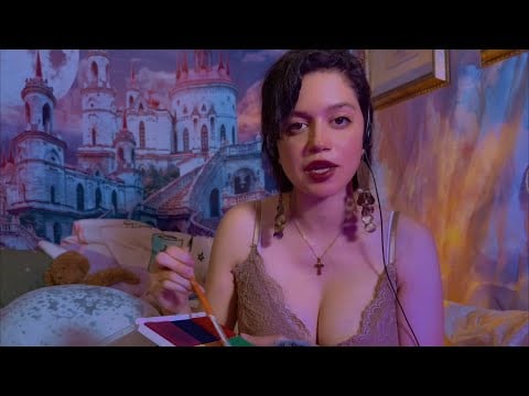 ASMR~ Good Boy | Painting Your Face + Taking Your Photo