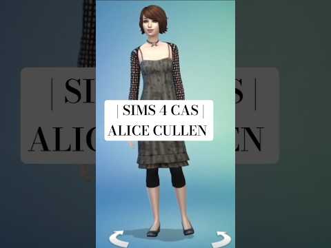 SIMS 4 CAS | ALICE CULLEN #sims4 #sims4cas #twilight