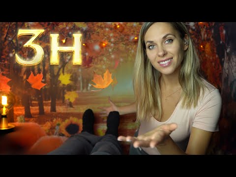 ASMR for SLEEP | Full Body Autumn SPA 🍁Soft Spoken & Massage, Personal Attention Roleplay with RAIN