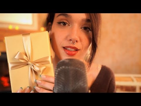 ASMR cuido de ti y te doy un regalo EXTREMADAMENTE RELAJANTE 🎁
