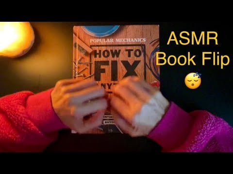 ASMR How To Fix Anything Book Flip