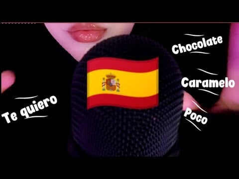 ASMR in Spanish 🇪🇸 Whispered Trigger Words for Sleep 😴✨ (Mouth Sounds & Hand Movements)