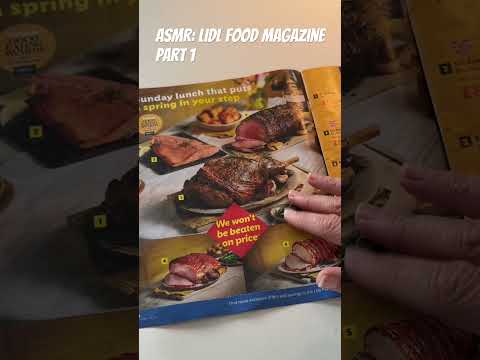 ASMR Lidl Magazine