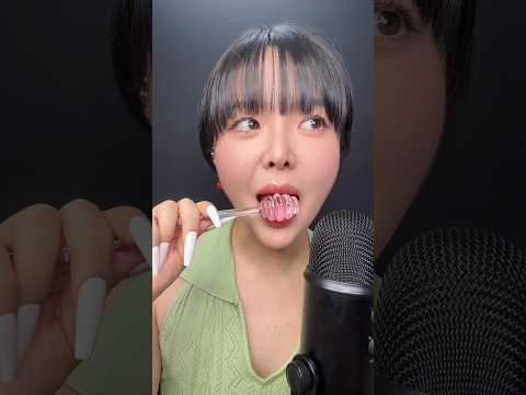 glass honey dipper mouth sounds #asmr
