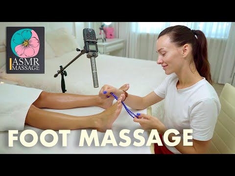ASMR relaxing foot massage with tools by Adel