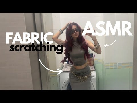 ASMR Lo-fi FABRIC SCRATCHING ON MY OUTFIT✨