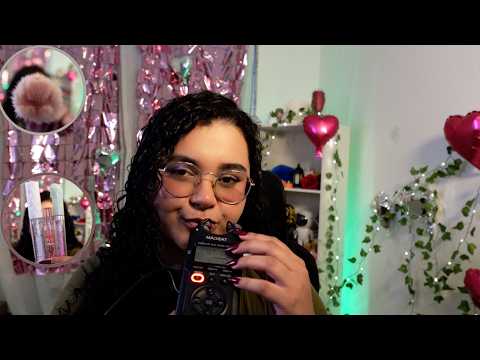 ASMR SONS DE BOCA COM PINCEL E GLOSS