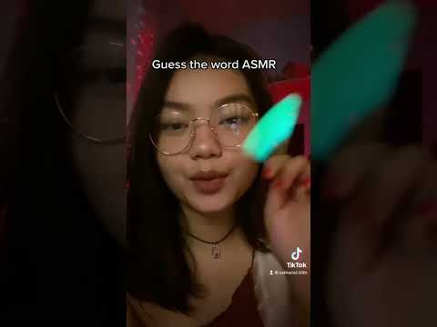 Hard guess the word ASMR #asmrsounds #asmr #visualtriggers #asmrvideo #mouthsoundsasmr