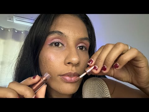 ASMR MAKE CARNAVAL ( vídeo para relaxar) 