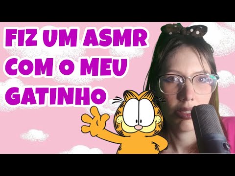 [ASMR] PLÁSTICO NO MIC + PINCEL + GATO