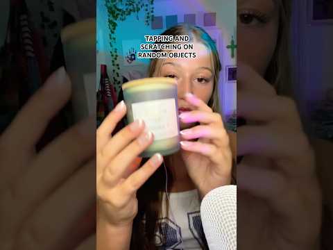 Fast and aggressive tapping and scratching on random objects💕