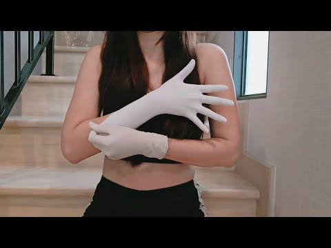 ASMR LATEX GLOVES DOUBLE 2X! | XS SIZE | NO TALKING - RAINIE ASMR