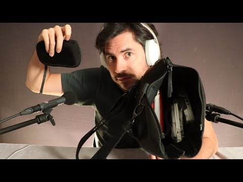 ASMR combien de consoles Portable dans mon sac en cuir