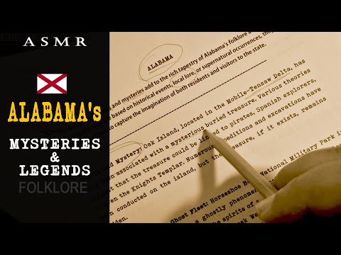 ALABAMA's local Mysteries & Legends | ASMR soft spoken and whispering stories