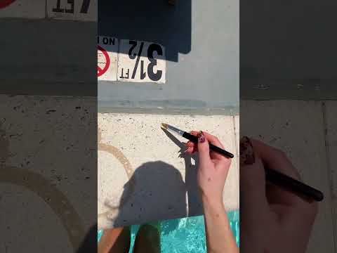 find the missing number asmr game on the pool concrete #asmr #asmrgames #asmrtriggers #lofiasmr