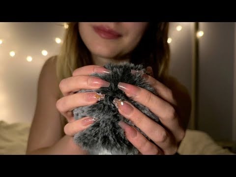 Pure Stress Relief [ASMR] Fluffy Massage and Whispered Affirmations