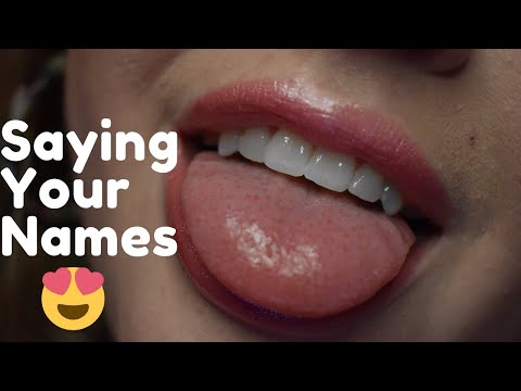 ASMR || Saying YOUR NAMES - 11K Celebration!!!