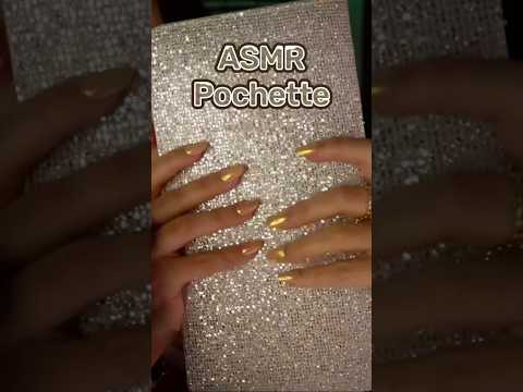 Une pochette aussi scintillante que mes paillettes ✨ #asmr #asmrtapping #asmrscratching #paillettes