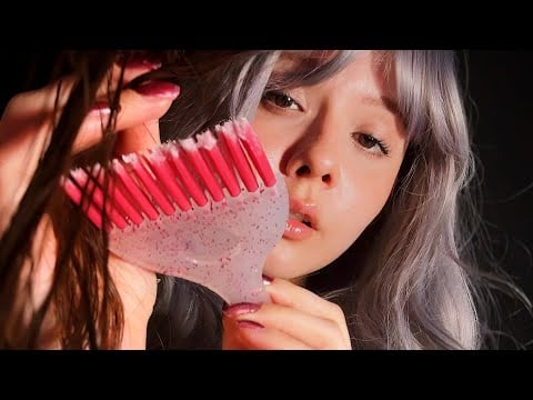 ASMR – Você caiu na mão de uma cabeleireira tóxica (lavando e pintando seu cabelo)