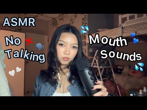ASMR| Mouth Sounds & Hand Movements (No Talking)
