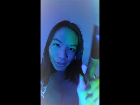 ASMR: Lofi Brushing Your Face & My Hair #shorts