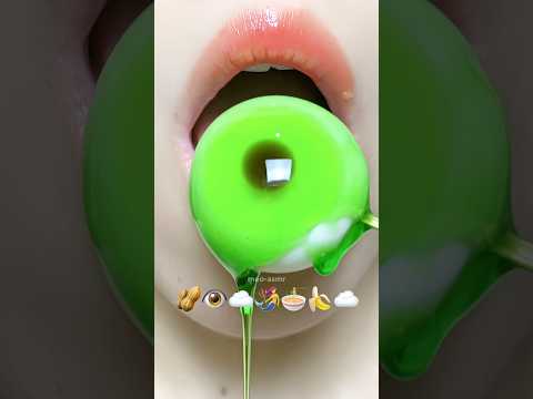 Asmr Eating Emoji Food #asmr #mukbang #eatingsounds #satisfying #emojichallenge #meoasmr