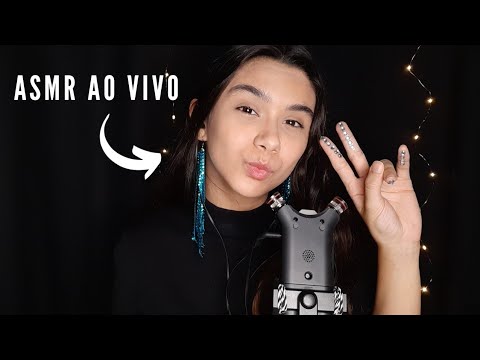 ASMR AO VIVO - VENHA CONVERSAR E RELAXAR COMIGO ♡