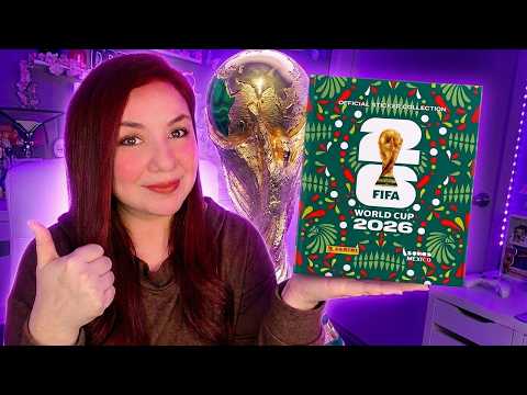 ASMR | Abriendo EL ÁLBUM & Estampas PANINI MUNDIAL 2026 FIFA