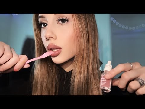 асмр осмотр твоих глазок + чистка ( звуки рта ) ✩⋆｡˚