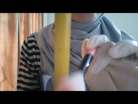 ASMR | Measuring your face (Fast & Chaotic)