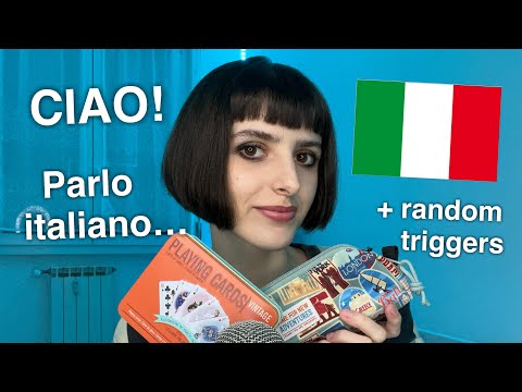 ASMR Speaking Italian! 🇮🇹 (Parlo in Italiano) + Random Triggers