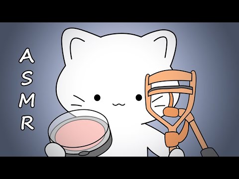 cat's makeup salon | ASMR animation