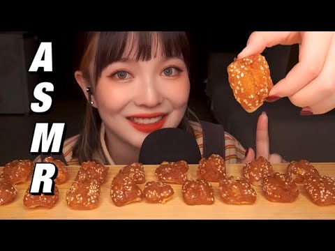 【ASMR】DESSERT MUKBANG EATING SOUNDS | 蜜三刀 吃播咀嚼音 | 酱酱的治愈屋