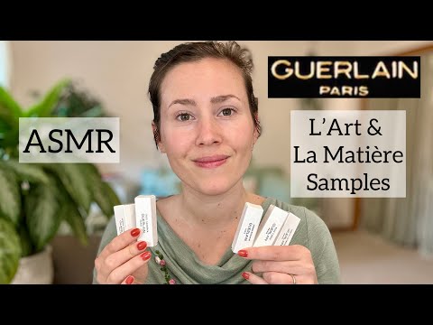 ASMR Perfume Review - Guerlain Samples - Glass Tapping & Whispering