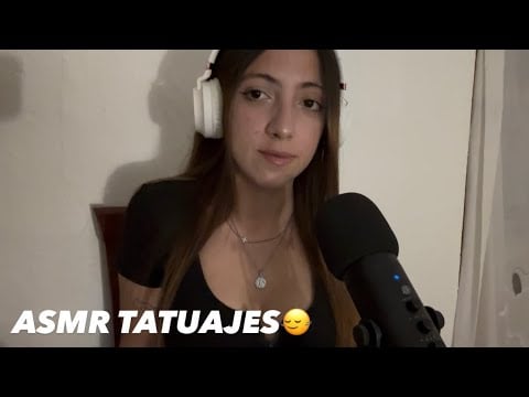 ASMR te muestro mis tatuajes🙂‍↔️ |asmr argentina