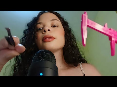 ASMR: AMIGA carinhosa FAZENDO suas SOBRANCELHAS delicadamente para DORMIR RÁPIDO 💆‍♂️ 😴