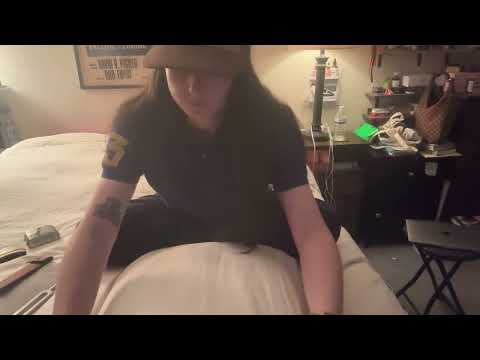 Back Massage with Energy Work | ASMR role play