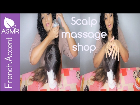 [asmr français] ASMR Salon du massage cuir chevelu