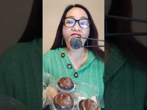 ONE TIME BITE CUP CAKE#mukbang #everyone #shortsfeed #shortvideo #challenge #foodie