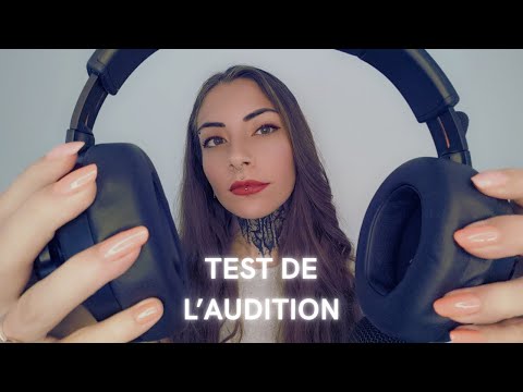 ASMR | MEDECIN | TEST AUDITIF + NETTOYAGE DES OREILLES