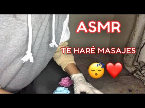 ASMR ESPAÑOL / Te HAGO un MASAJE CAÓTICO a TODO el CUERPO ❤️‍🔥