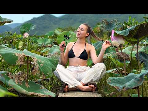 ASMR Intense Tingles Outside in Nature ( mouth sounds, tapping, scratching )
