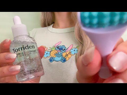 1 Minute SPA🧖🏽‍♀️🤍 *No Talk, Just Skincare* Directly on Camera ASMR