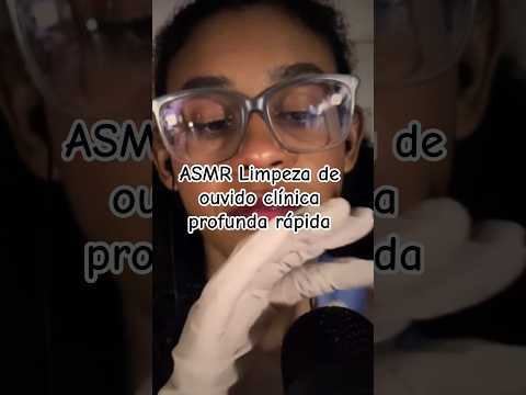 ASMR Limpeza de ouvido clínica profunda rápida #asmr