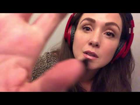 ASMR - Face and Lens Touching w/ Relaxing Hand Movements [Requested]