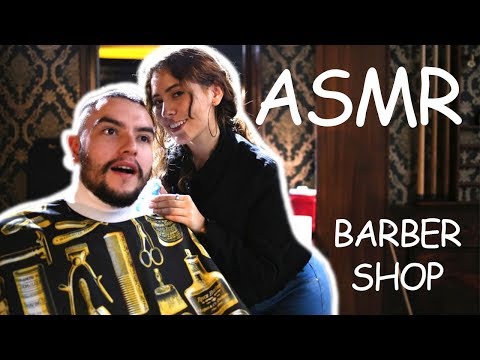 EXPERIMENTO ASMR 👽 BARBERÍA REAL: LEON DE NAVAJAS