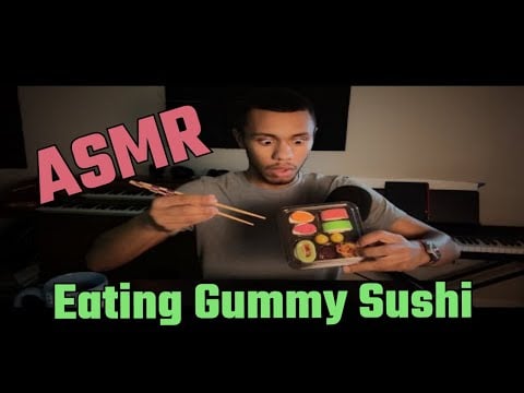 ASMR: Eating Gummy Sushi with You!