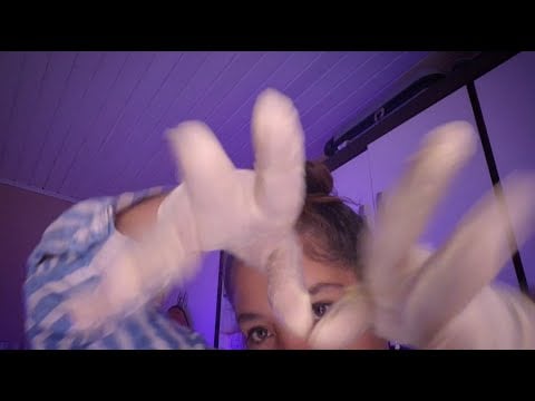 ASMR Drenagem Linfática nas Pernas inchadas e cansadas, drenagem facial, invisible clips, escovação🌿