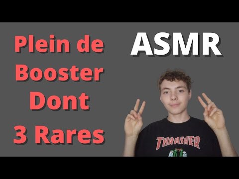 ASMR FR: on ouvre tout plein de booster pokemon