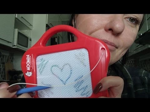 ASMR- Video på svenska med en ritplatta 🖍️